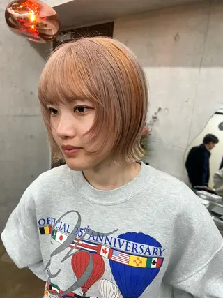 ショート カラー ハイトーンカラー/ さらさのヘアスタイル