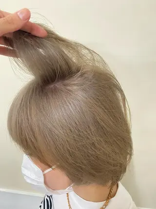 ショート カラー レイヤーウルフ エクステ磯部のヘアスタイル