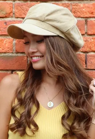 ロング カラー ヘアアレンジ Device ディバイスのヘアスタイル