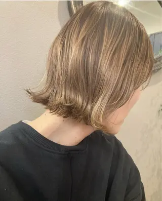 ミディアム カラー ❄️透明感カラー / ハイトーン❄️WAOのヘアスタイル