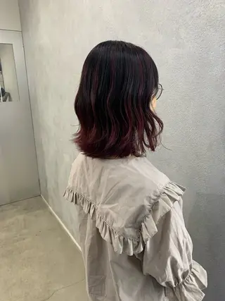 ミディアム カラー kanon hair所属・新木 愛花のヘアスタイル