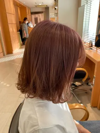 ミディアム カラー 🟢NEGi🟣 🫧髪質改善のヘアスタイル