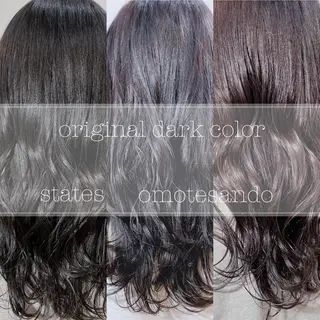 セミロング カラー 新宿/韓国風レイヤー 髪質改善/渋谷直樹のヘアスタイル