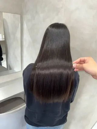 ロング king highlight&extensions梅田所属・髪質改善/似合わ せ/ダブルカラー盛田のヘアスタイル