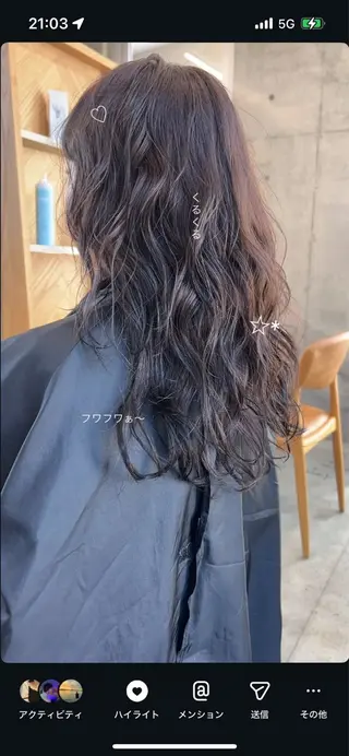 セミロング レイヤー/パーマ 🐕‍🦺Nagiのヘアスタイル