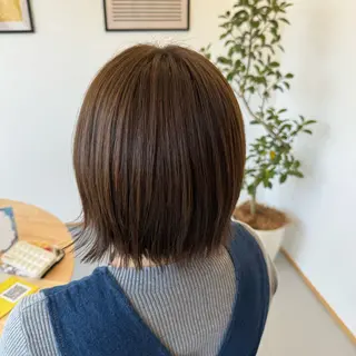 ミディアム カラー c＆ ちはるのヘアスタイル