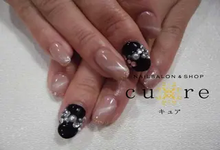 ミディアム ネイル ネイルサロン Cureのネイルデザイン