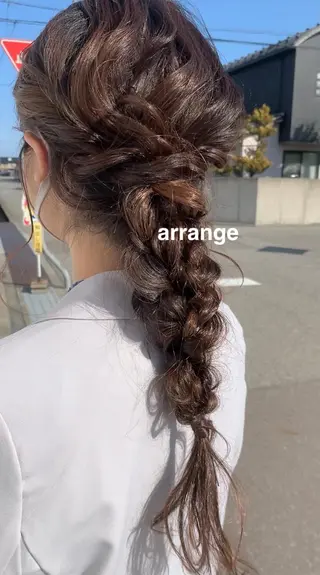 ロング ヘアアレンジ kitagawa mayuのヘアスタイル