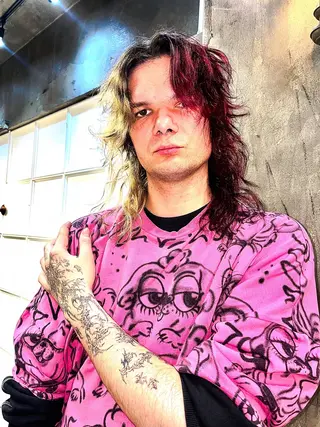 カラー メンズ デザインカラー⭐︎★ 🐆hyo🐆のヘアスタイル