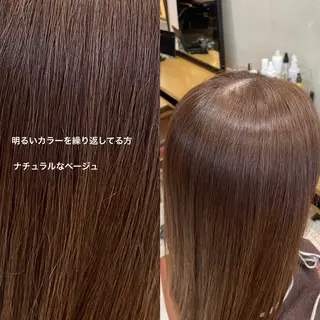 カラー ボブ/ミディアム 親しみやすさ/さくらのヘアスタイル