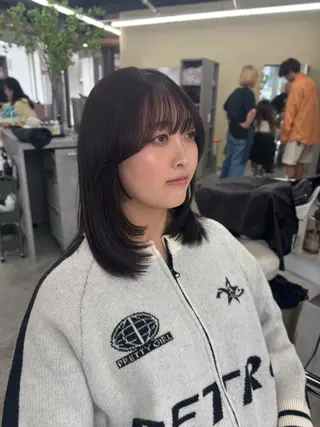 ミディアム ESQUISSE 堀合 駿輔のヘアスタイル