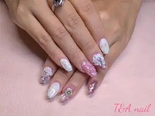 セミロング ネイル T&A nailのネイルデザイン