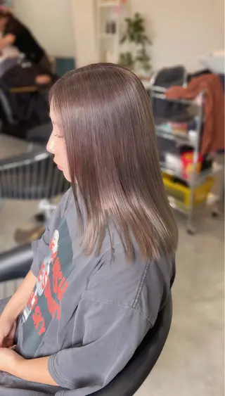 ロング カラー ARARE HAIR みゆきのヘアスタイル