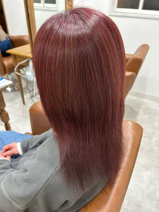 ミディアム カラー 町田 未希のヘアスタイル