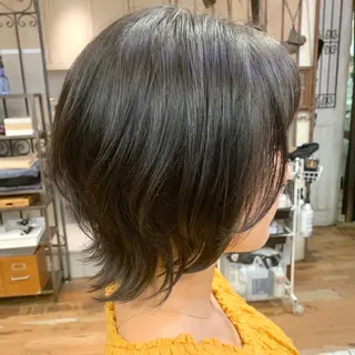 ミディアム パーマ 銀座No.1髪質改善 縮毛矯正/本木のヘアスタイル