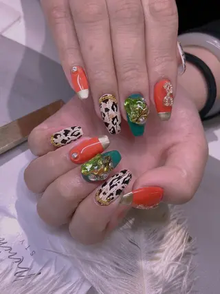 ネイル 長さだし専門店 M2　rikaのネイルデザイン