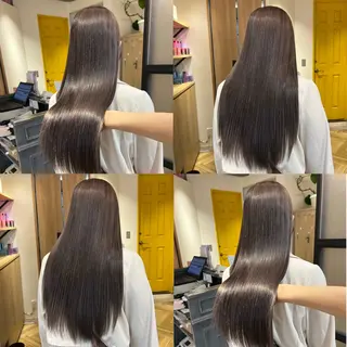 ロング カラー 艶カラー/韓国顔周り 🎀mamiのヘアスタイル