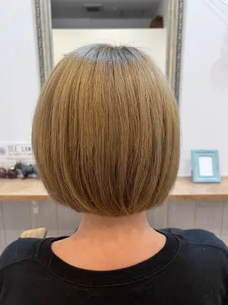 ショート カラー 🐰ハイトーンカラー 畠山　渡🐰のヘアスタイル