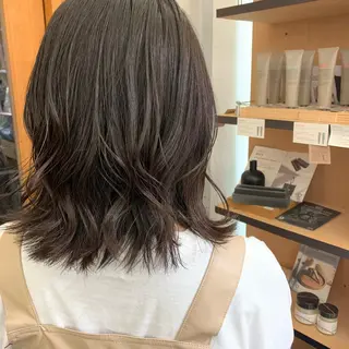ミディアム 艶髪color💎髪 質改善ストレート大吉のヘアスタイル