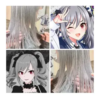 ミディアム カラー GARU-ガル-所属・TSUNO🦖 派手髪/オタク美容師のヘアスタイル