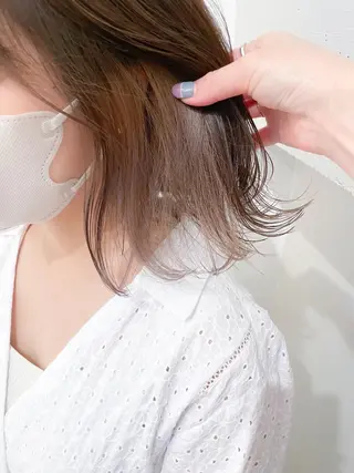 ミディアム カラー ✨カラー支持No.1 🧸ワキ カナコ🧸のヘアスタイル