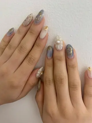 ネイル 【韓国ヘア・ネイル】 HINATA🍒のネイルデザイン