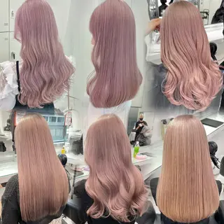 ロング カラー 🩷暖色カラー🩷 BONのヘアスタイル