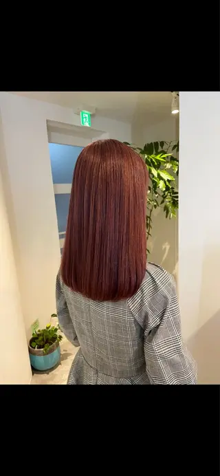 ミディアム カラー hayaka todaのヘアスタイル