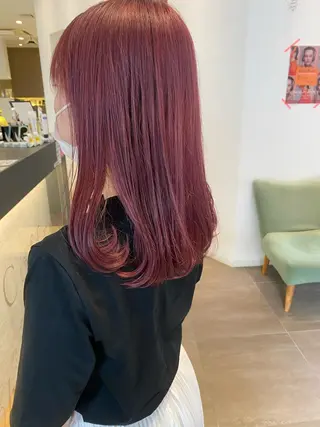 セミロング 💎【髪質改善カラー 艶髪×縮毛矯正】💎のヘアスタイル