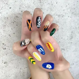 ロング カラー パーマ ヘアアレンジ メンズ キッズ ネイル マツエク・マツパ Salon Ｋのネイルデザイン