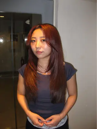 セミロング 今井 香奈恵のヘアスタイル