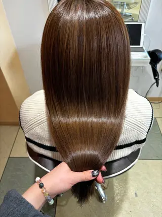 カラー 奈那美🌸 韓国ヘア🌸透明感のヘアスタイル