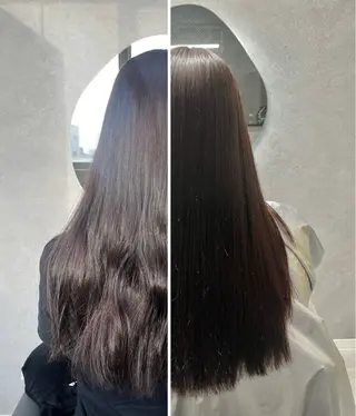 セミロング 透明感カラー特化/ 顔まわり特化/辻部のヘアスタイル