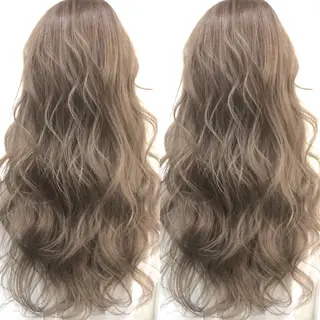 ロング カラー 井上 一平のヘアスタイル