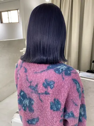 カラー kumon ayu ブリーチ/ハイトーンのヘアスタイル