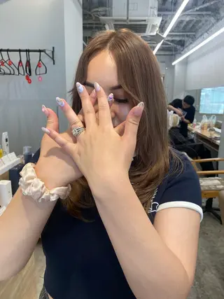 ミディアム カラー 🐾Libero🐾 柏　KONOMIのヘアスタイル