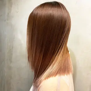 ロング カラー αito新宿 カットモデル募集のヘアスタイル