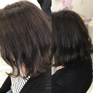 ミディアム カラー 山内 聡史のヘアスタイル