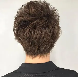 ショート メンズ 篠崎 加奈のヘアスタイル