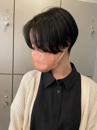 ショート C’LD hair  produce /シールドヘア所属・モテ髪/ボブ/ショー ト/アダチフウトのヘアスタイル