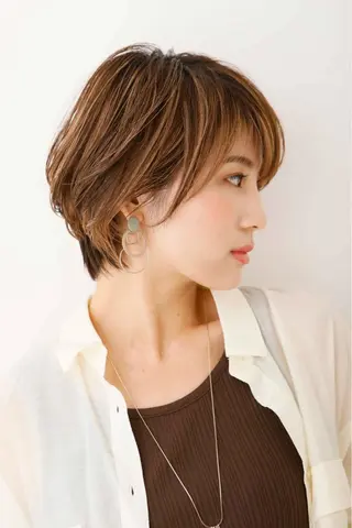 ショート カラー パーマモデル募集中 瀬在紗也香のヘアスタイル