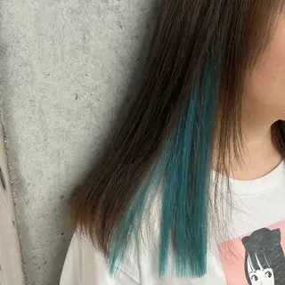 セミロング りおな/エクステ /ミルクティーカラーのヘアスタイル