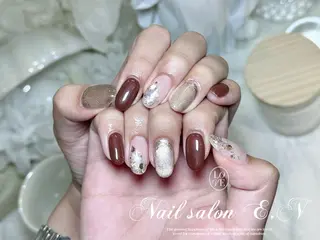 ネイル E.N🦋 長さ出し/持ち込みのネイルデザイン