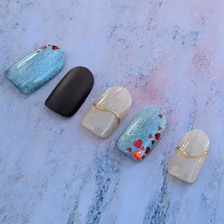 ネイル 6RokuHair（ロクヘアー)所属・門川 茉奈美のネイルデザイン