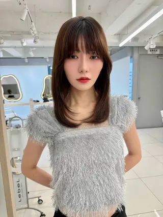 ロング ショート/ボブ/ 白髪ぼかし/しんやのヘアスタイル