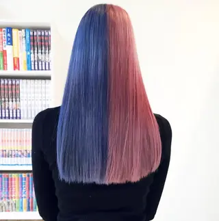 ミディアム メンズ カラー キッズ corazon ブリーチのヘアスタイル