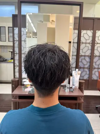 ショート パーマ メンズ AROH men's cut&men's perm 船橋店所属・🧊メンズ特化🧊 高木航希のヘアスタイル