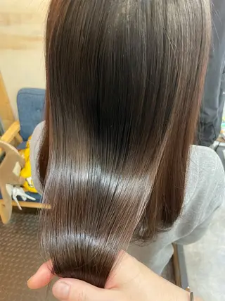 ロング カラー SUN GLOW サングロウ所属・水素トリートメント/ 髪質改善/ナカノメのヘアスタイル