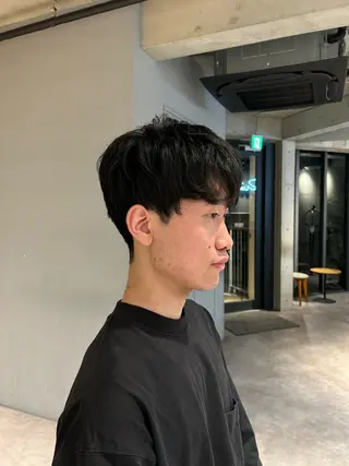 ショート メンズ 葉月/ボブ/ 透明感カラー／中目黒のヘアスタイル