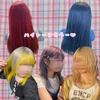 ロング カラー 🎀 💞のヘアスタイル